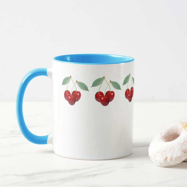 Kirsch-Tasse Tasse (Mit Donut)