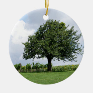Kirschbaum im Sommer Keramikornament