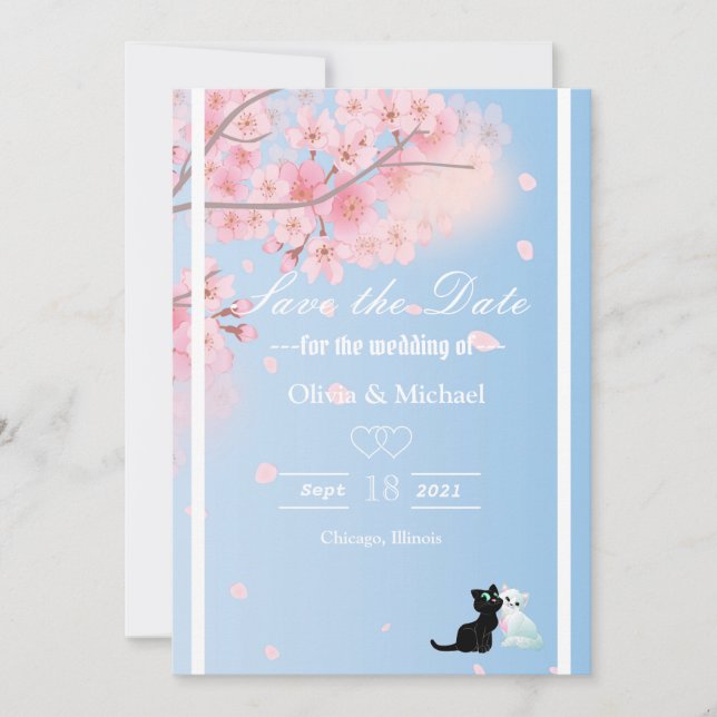 Kirschbaum Save The Date (Vorderseite)