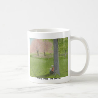 Kirschbäume - der Sketcher Kaffeetasse