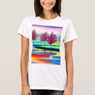 Kirschbäume im Überschwemmungswasser T-Shirt