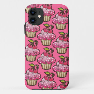 Kirschbeeren-kleiner Kuchen iPhone 5 11 Hülle