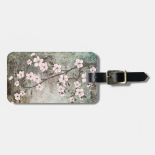 Kirschblüte aus Grunge Gepäckanhänger