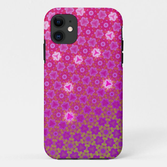 Kirschblüte-Batik Case-Mate iPhone Hülle (Rückseite)