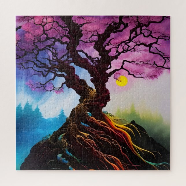 Kirschblüte Baum des Lebens (Vertikal)