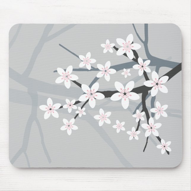 Kirschblüte-Blüte Mousepad (Vorne)