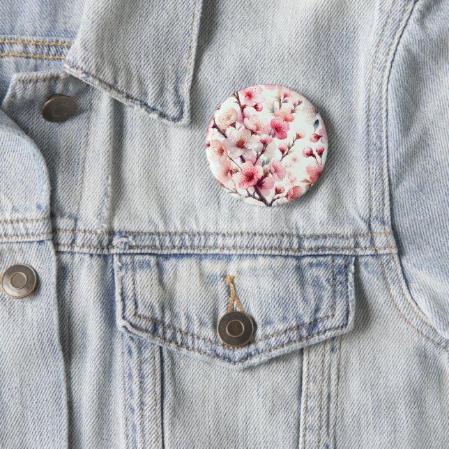 Kirschblüte Button (Beispiel)