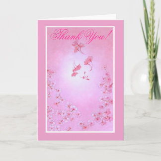 Kirschblüte danken Ihnen zu kardieren Dankeskarte
