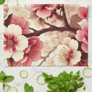 Kirschblüte Geschirrtuch