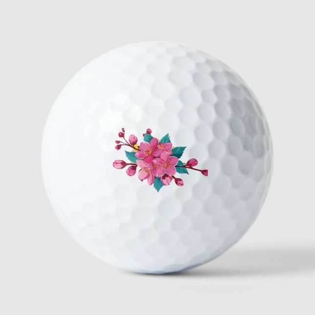 Kirschblüte Golfball (Vorderseite)