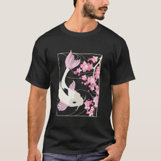 Kirschblüte I Japanischer Fisch I Koi Karpfen T-Shirt