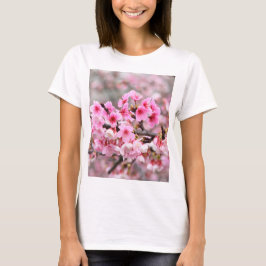 Kirschblüte Japanische Blumenrosa Blume T-Shirt