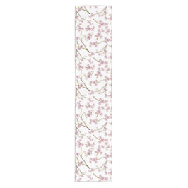 Kirschblüte-Kirschblüten-Druck Kurzer Tischläufer