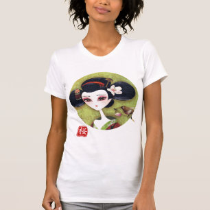 Kirschblüte-Mädchen-T - Shirt