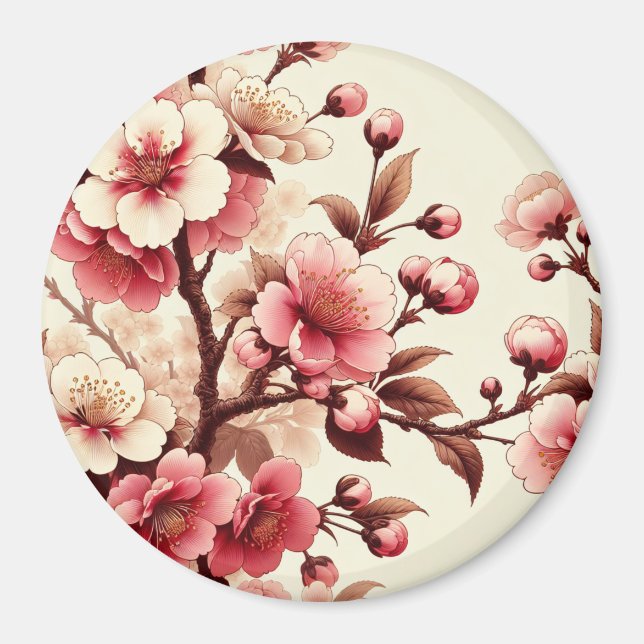 Kirschblüte Magnet (Vorne)