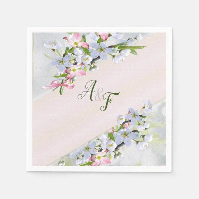Kirschblüte Napkins Serviette (Vorderseite)