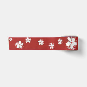 Kirschblüte Poesie rot weiß elegante Sakura Satinband