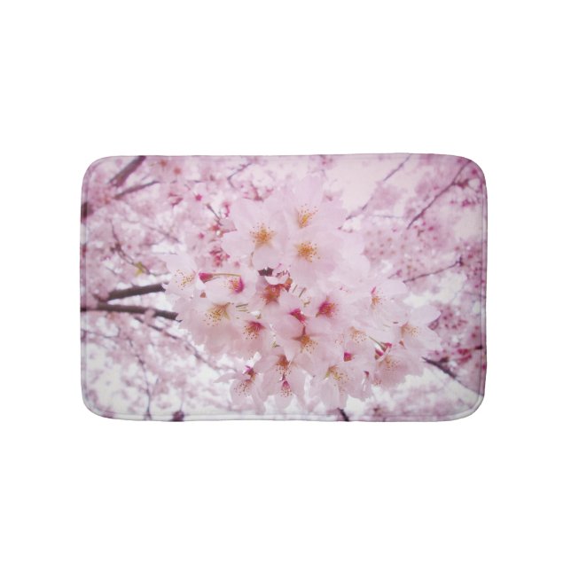 Kirschblüte Sakura Blume Badematte (Vorderseite)