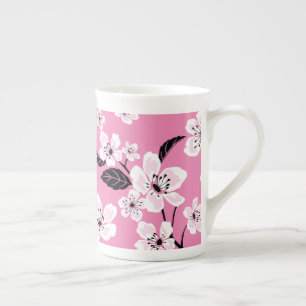 KIRSCHBLÜTE - SAKURA (HELLROSA) PROZELLANTASSE