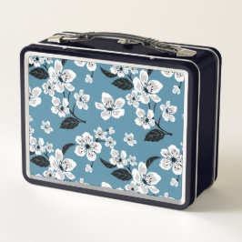 KIRSCHBLÜTE - SAKURA (RAUCHBLAU) METALL BROTDOSE