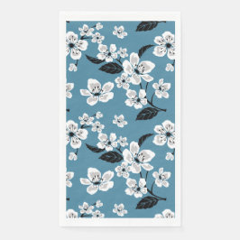 KIRSCHBLÜTE - SAKURA (RAUCHBLAU) SERVIETTE