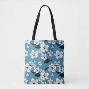 KIRSCHBLÜTE - SAKURA (RAUCHBLAU) TASCHE