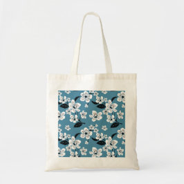 KIRSCHBLÜTE - SAKURA (RAUCHBLAU) TRAGETASCHE