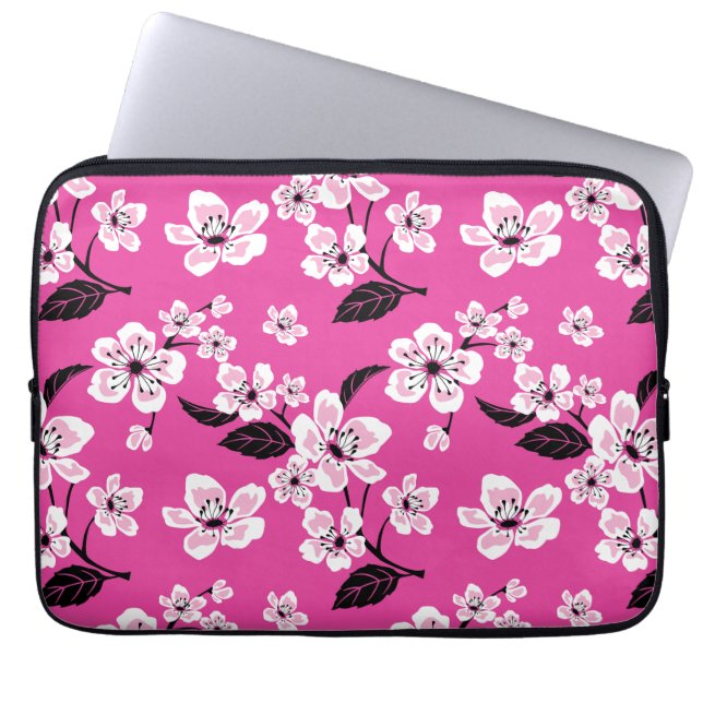 KIRSCHBLÜTE - SAKURA (ROSA) LAPTOPSCHUTZHÜLLE (Vorderseite)
