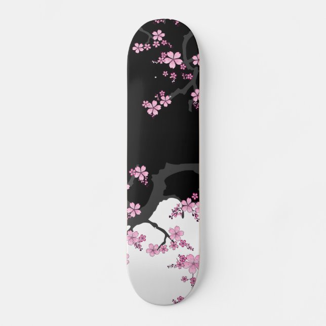 Kirschblüte-Skateboard Skateboard (Vorderseite)