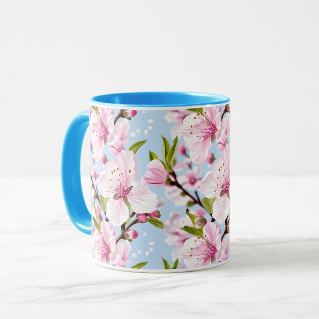 Kirschblüte Tasse (Vorderseite Links)