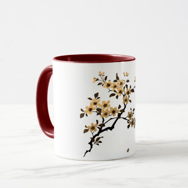 Kirschblüte Tasse (Vorderseite Links)