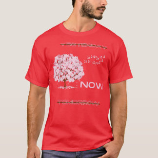 Kirschblüte typografisches Motivierend Sprichwort  T-Shirt