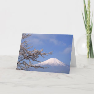 Kirschblüte und der Fujisan 2 Karte
