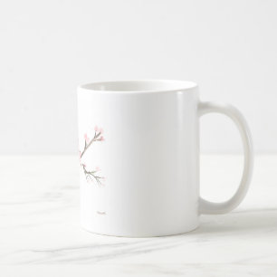 Kirschblüte Wasserfarbe Kaffeetasse