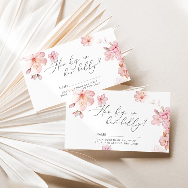 Kirschblüte, wie groß ist der Bauch der Mama Begleitkarte (Von Creator hochgeladen)