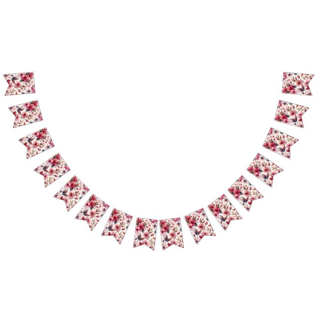 Kirschblüte Wimpelkette (Alle)