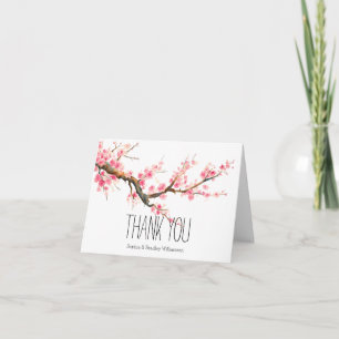 Kirschblüten Blumen und Vögel Danke