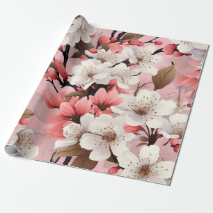 Kirschblüten-Blumenflor Geschenkpapier
