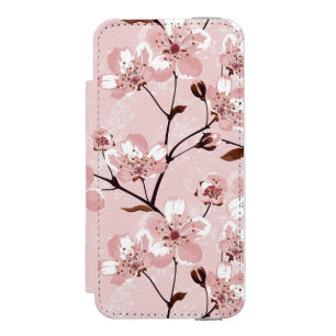 Kirschblüten-Blumenmuster Incipio Watson™ iPhone 5 Geldbörsen Hülle