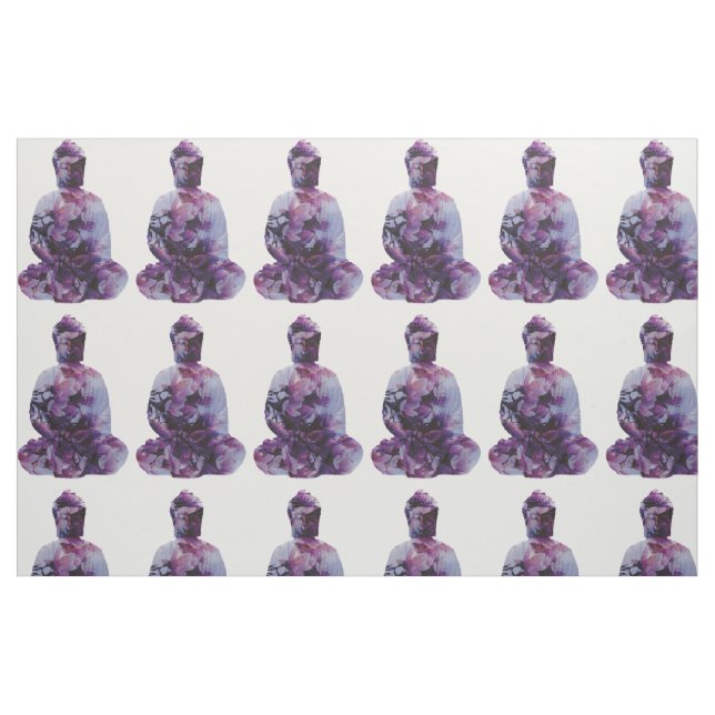 Kirschblüten-Buddha-Gewebe Stoff (Fat Quarter (45,7 x 55,9 cm))