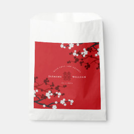 Kirschblüten & Chinesische Hochzeit mit doppeltem Geschenktütchen
