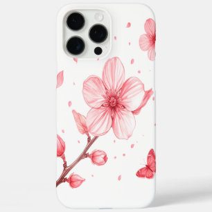Kirschblüten-Eleganz – Lebendiges Natur-Case iPhone 16 Pro Max Hülle