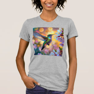 Kirschblüten-Fantasie-Kolibri T-Shirt