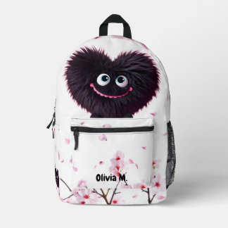 „Kirschblüten-Flauschige Liebe“-Druck-Cut-Sew-Tasc Bedruckter Rucksack