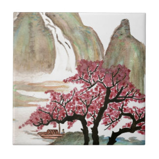 Kirschblüten Fliese