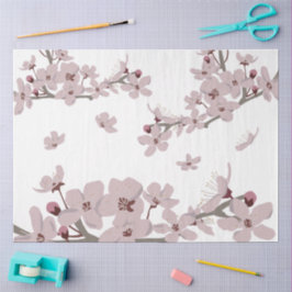 Kirschblüten Floating-Blume Seidenpapier