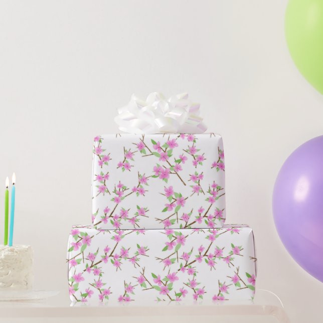 Kirschblüten Geschenkpapier (Partygeschenke)