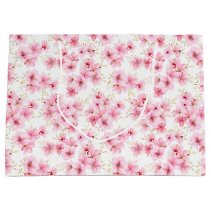 Kirschblüten-Geschenktasche Große Geschenktüte