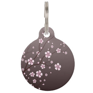 Kirschblüten-Haustier Identifikations-Umbau Tiernamensmarke