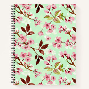 Kirschblüten - Hintergrund Notizbuch